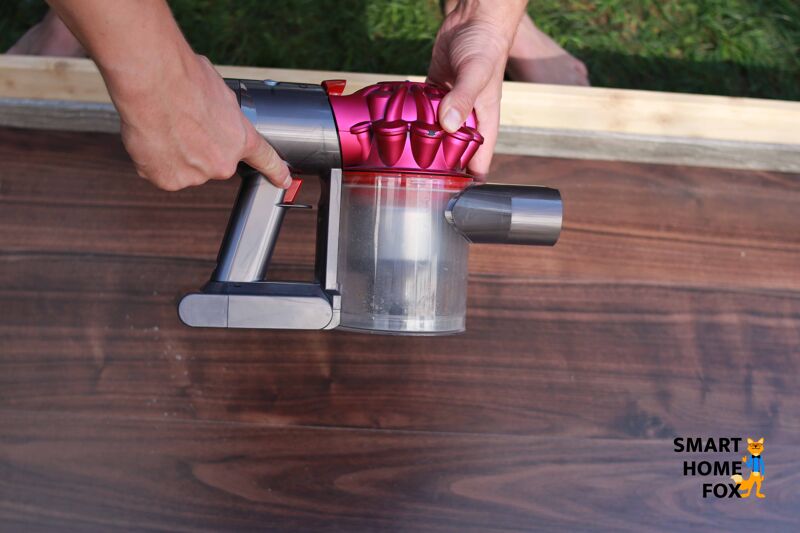 Die Motoreinheit/ Powerunit des Dyson V7 Motorhead